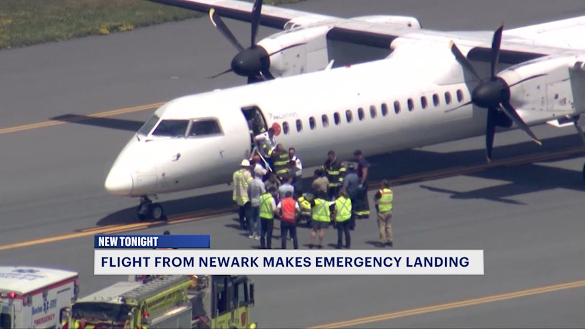 Video thumbnail for Air Canada flight makes emergency landing in Boston after captain becomes incapacitated