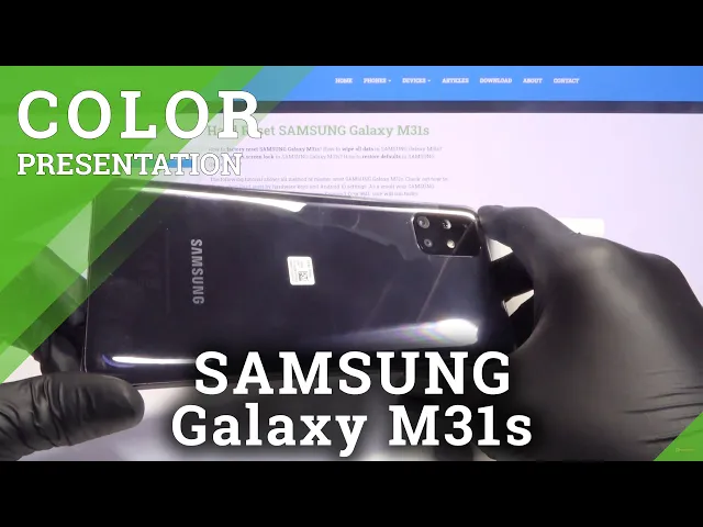 Video thumbnail for Samsung Galaxy M31s - BLACK - Color Presentation