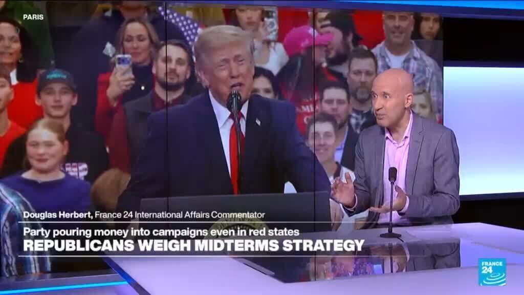 Video thumbnail for Republicans weigh midterms strategy, pour money into campaigns even in red states