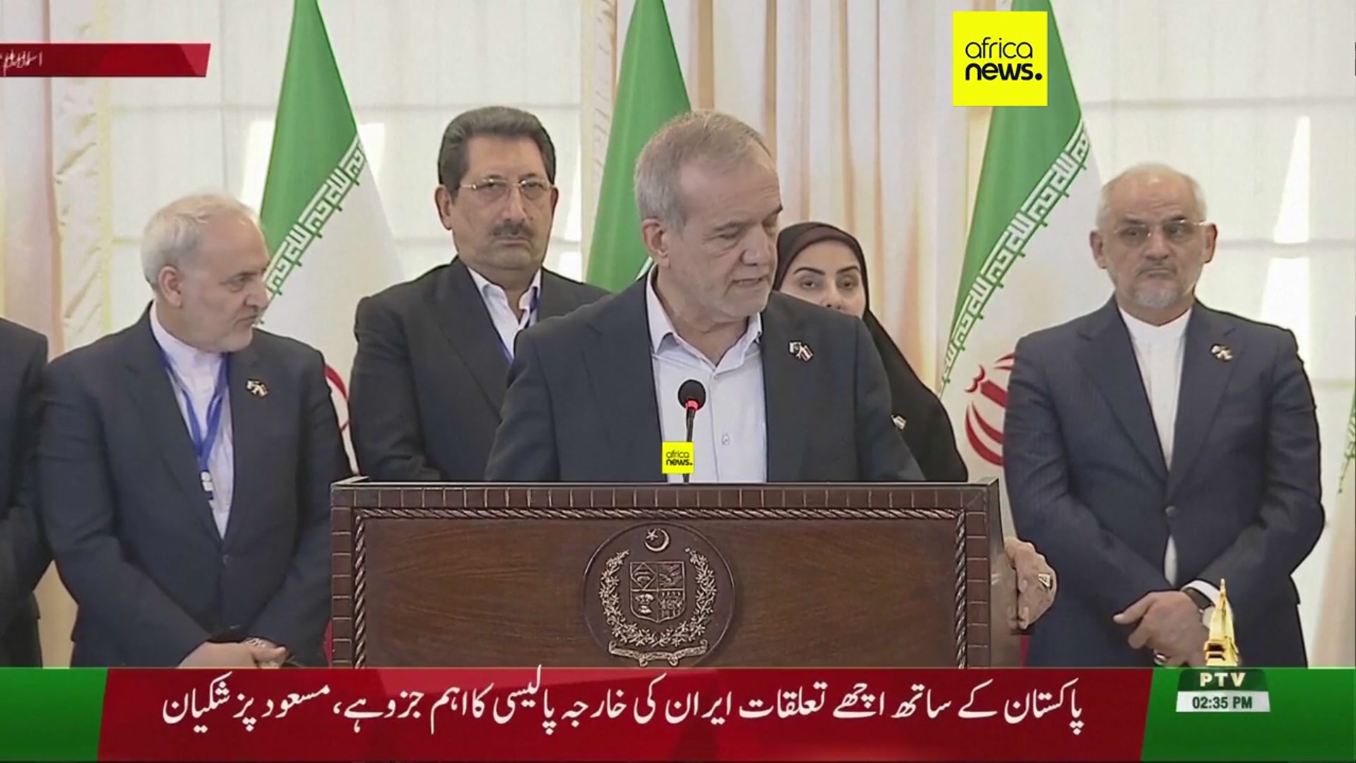 'Video thumbnail for Iran and Pakistan condemn the endless Gaza attacks'