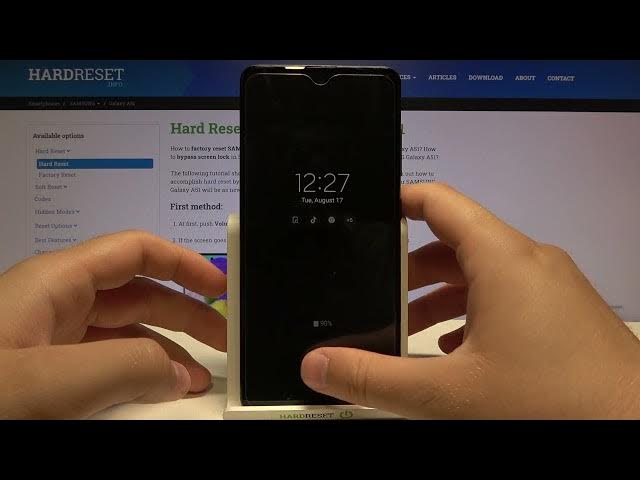 Video thumbnail for SAMSUNG Galaxy A51 - How To Activate Fingerprint Animation