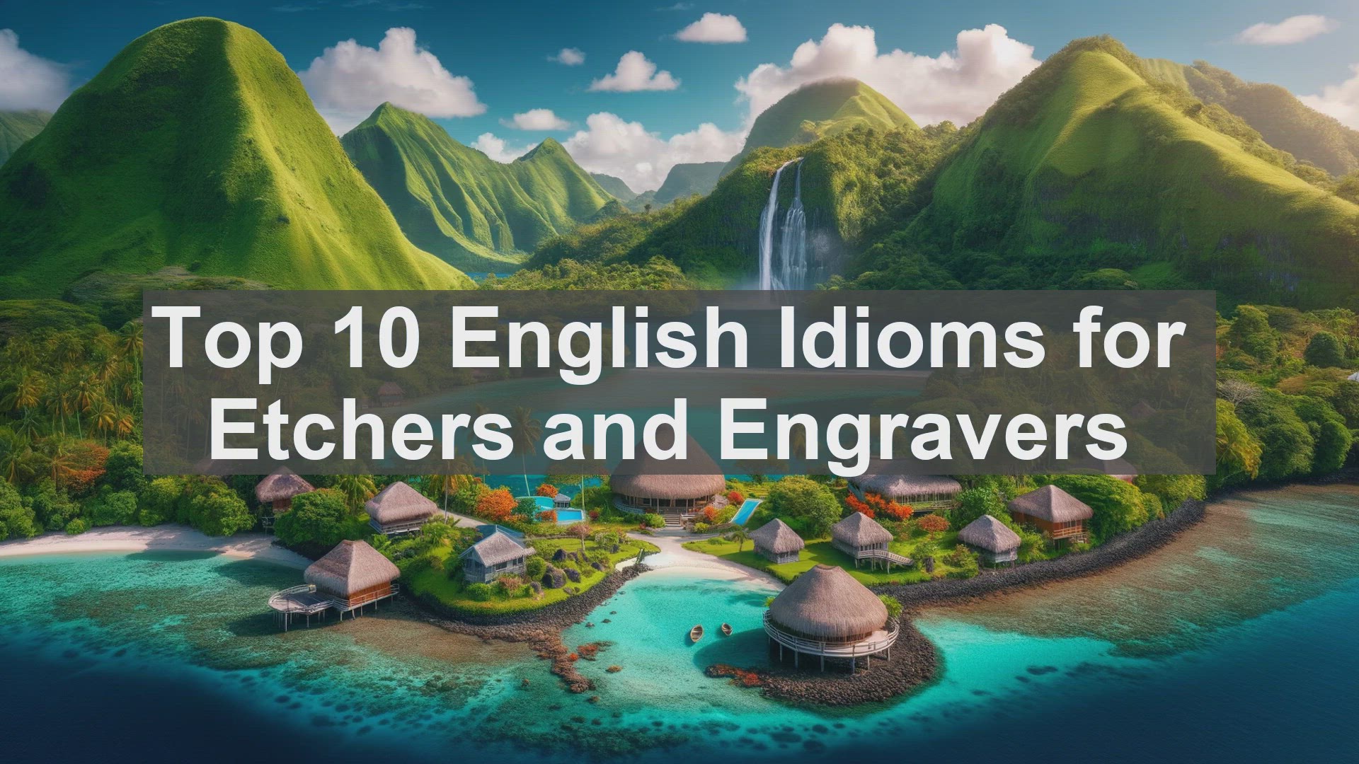 'Video thumbnail for Top 10 English Idioms for Etchers and Engravers'