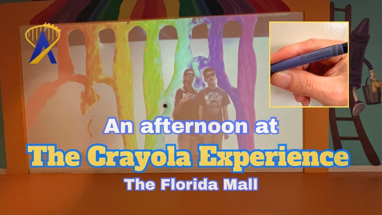 Video thumbnail for The Crayola Experience at the Florida Mall is So Much Fun!