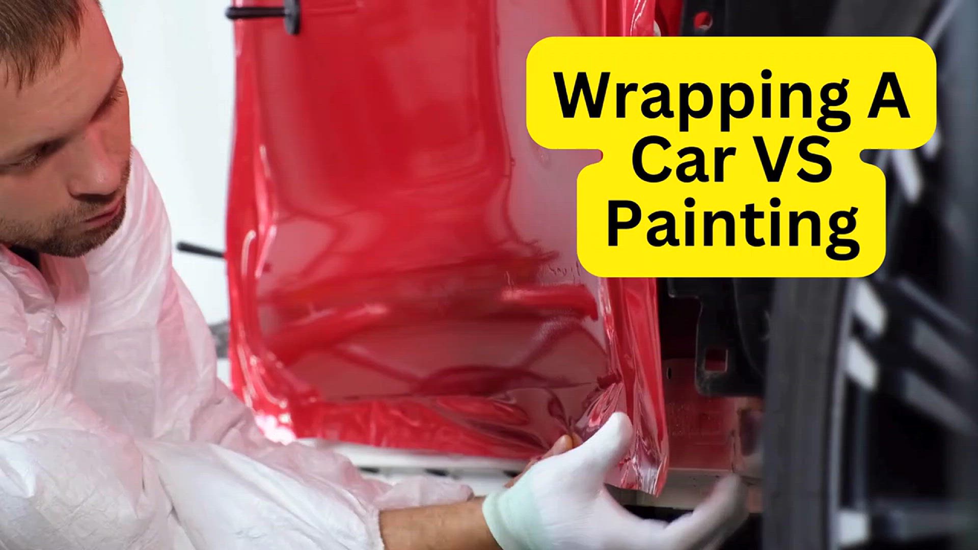 'Video thumbnail for Wrapping A Car VS Painting A Car'
