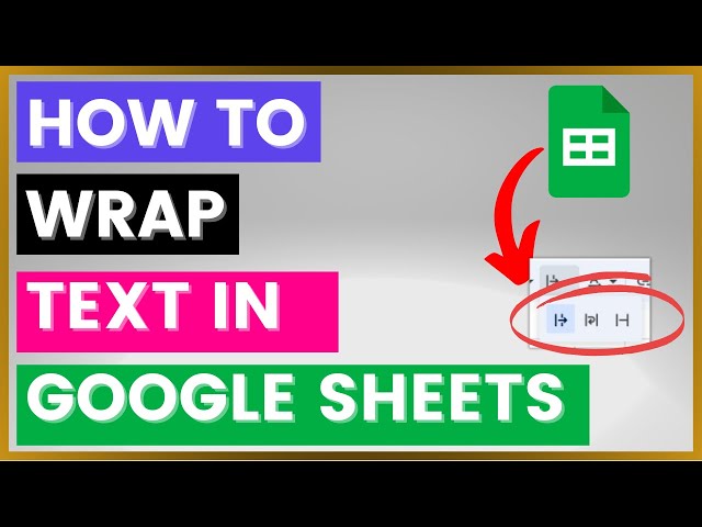 Video thumbnail for How To Wrap Text In A Google Sheets Spreadsheet? [in 2025]