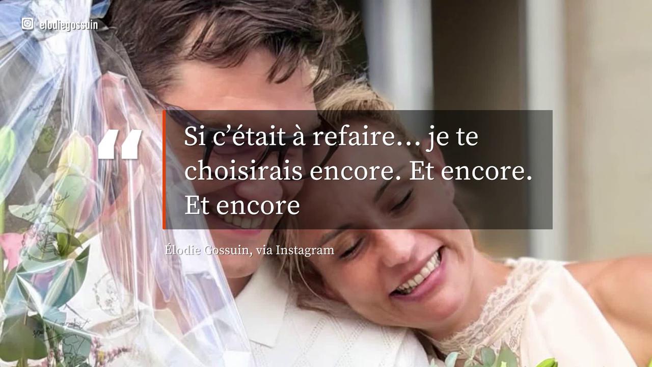 Video thumbnail for Élodie Gossuin et Bertrand Lacherie se disent à nouveau «oui» pour leurs 20 ans de mariage.