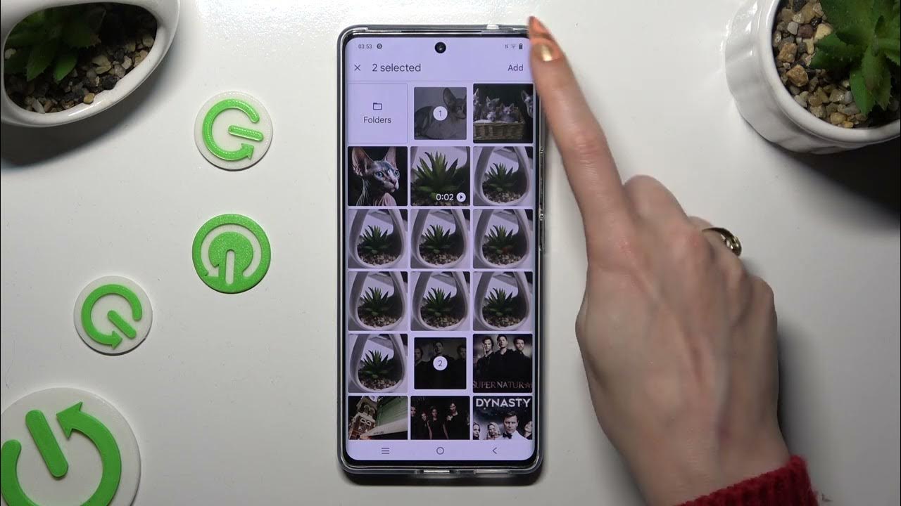 Video thumbnail for How to Add Pictures/Photos to Text Message on VIVO V29?
