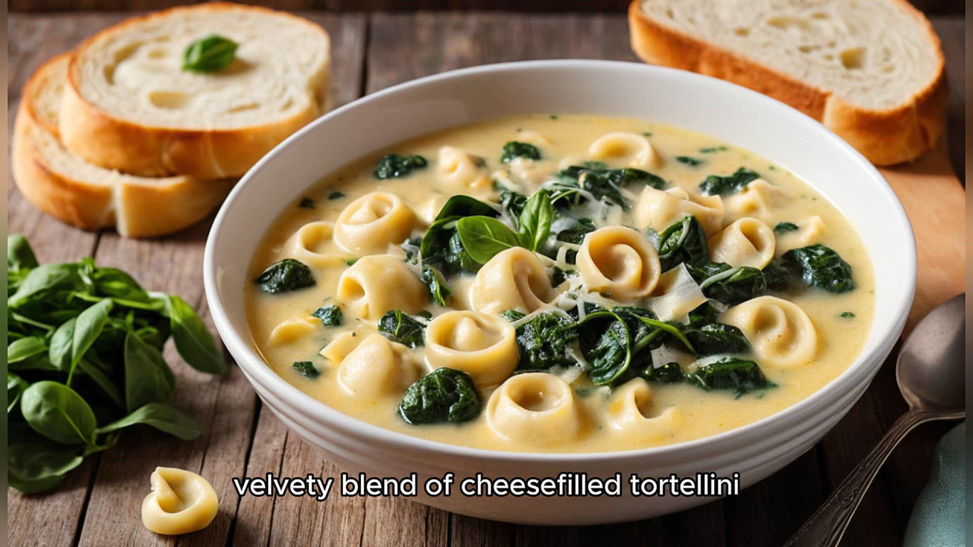 Video thumbnail for Creamy Tortellini Soup