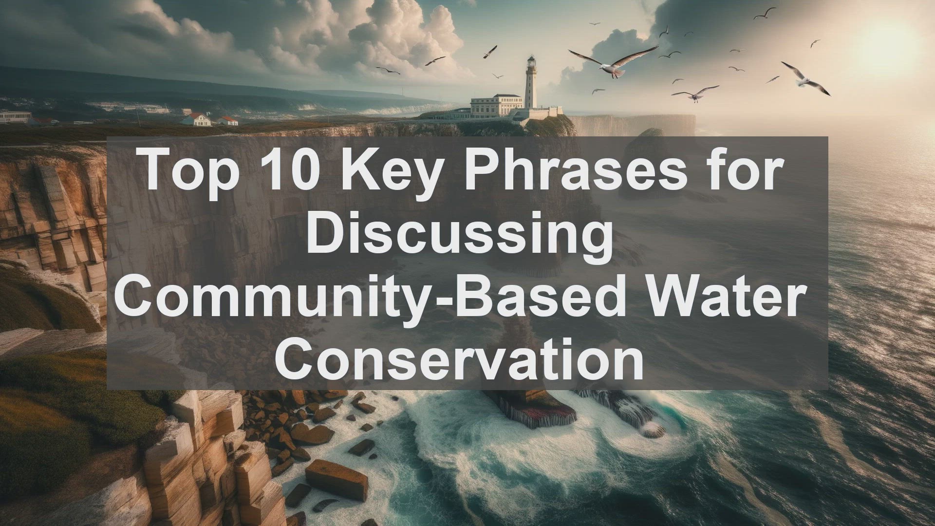 'Video thumbnail for Top 10 Key Phrases for Discussing CommunityBased Water Conservation'
