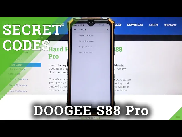 Video thumbnail for Secret Codes DOOGEE S88 Pro – Useful Tricks