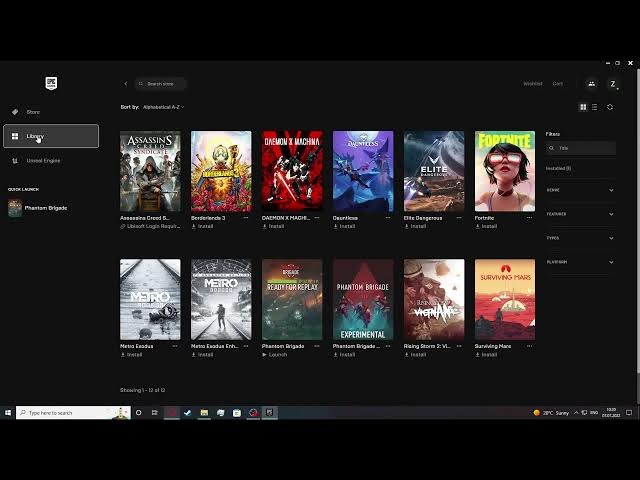Video thumbnail for Epic Games Store 2022 - How To Check Game Playtime
