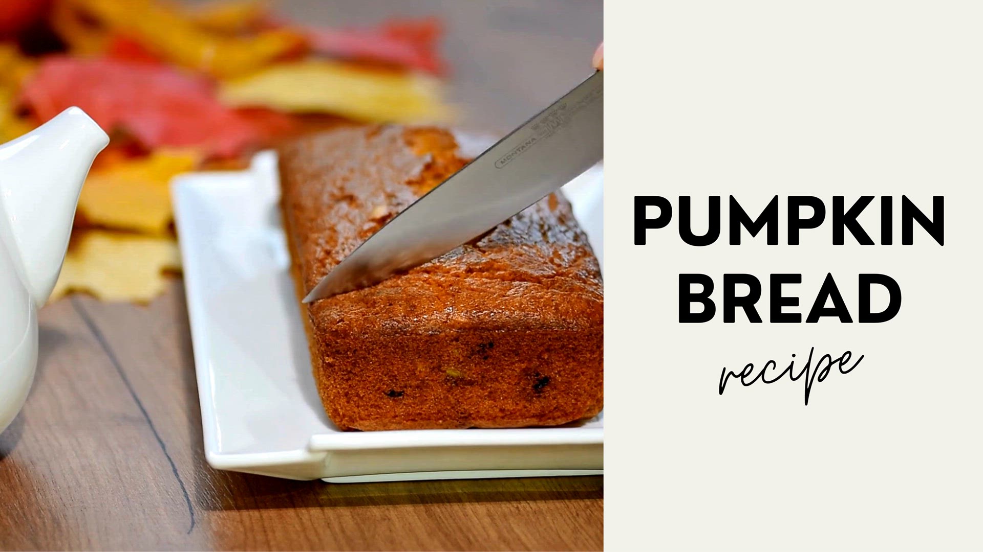 'Video thumbnail for Pumpkin Spice Bread  '