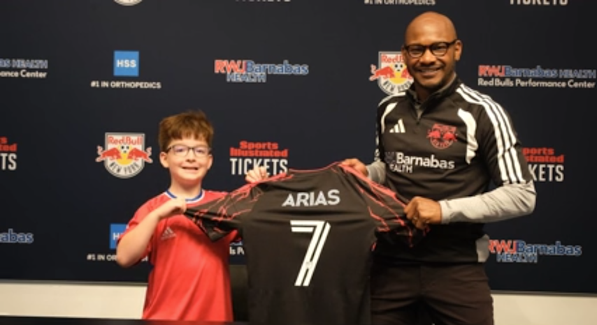 Video thumbnail for He's already beaten leukemia's toughest rounds. Now this 7-year-old is a New York Red Bull 