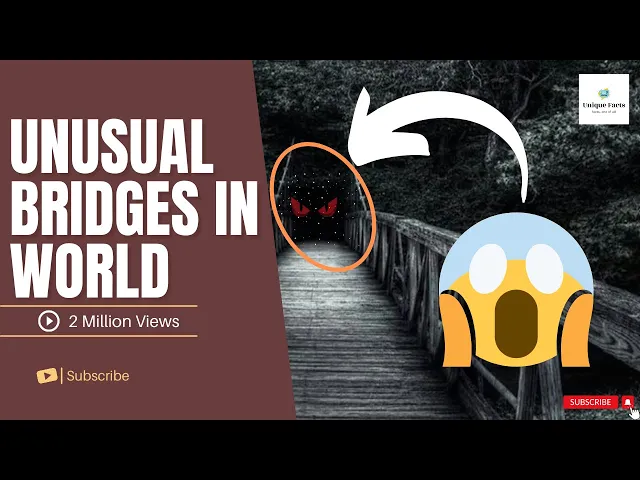 Video thumbnail for Top 5 Most Unique Bridges In The World | UNIQUE FACTS
