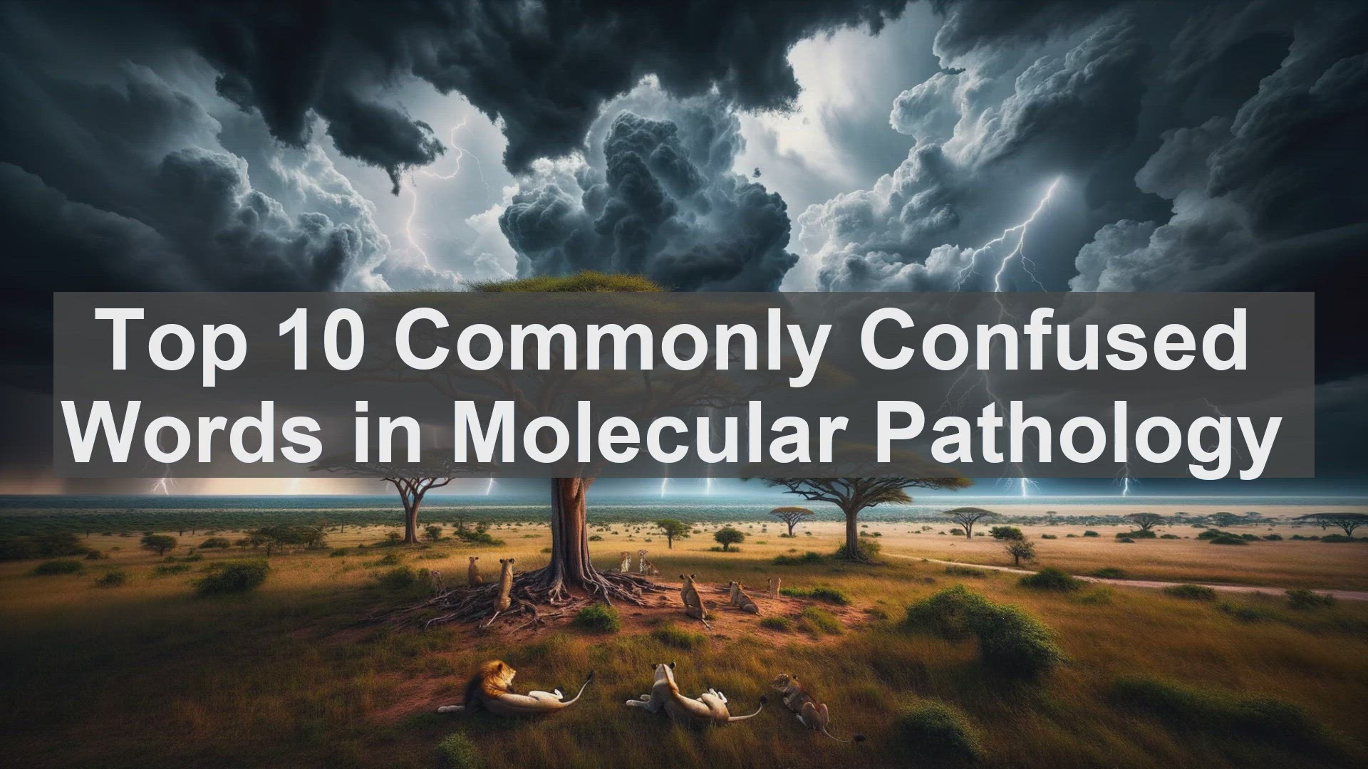 'Video thumbnail for Top 10 Commonly Confused Words in Molecular Pathology'
