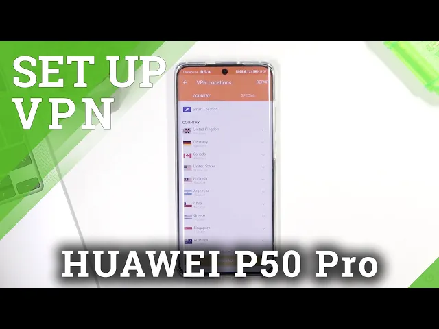 Video thumbnail for How to Set Up Free VPN on HUAWEI P50 Pro - Turbo VPN