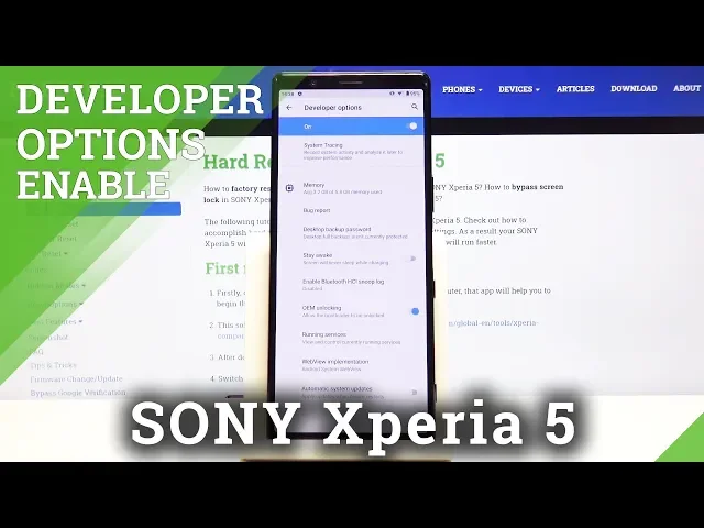Video thumbnail for How to Enable Developer Options on SONY Xperia 5 – Use Feature Dedicated for Professionals