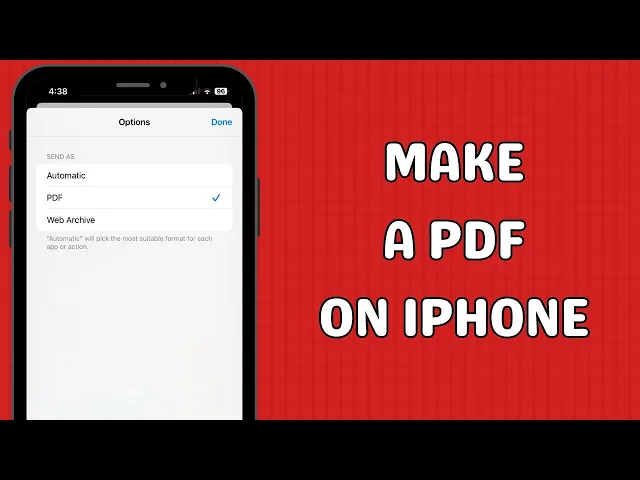 Video thumbnail for How to make a PDF on an iPhone