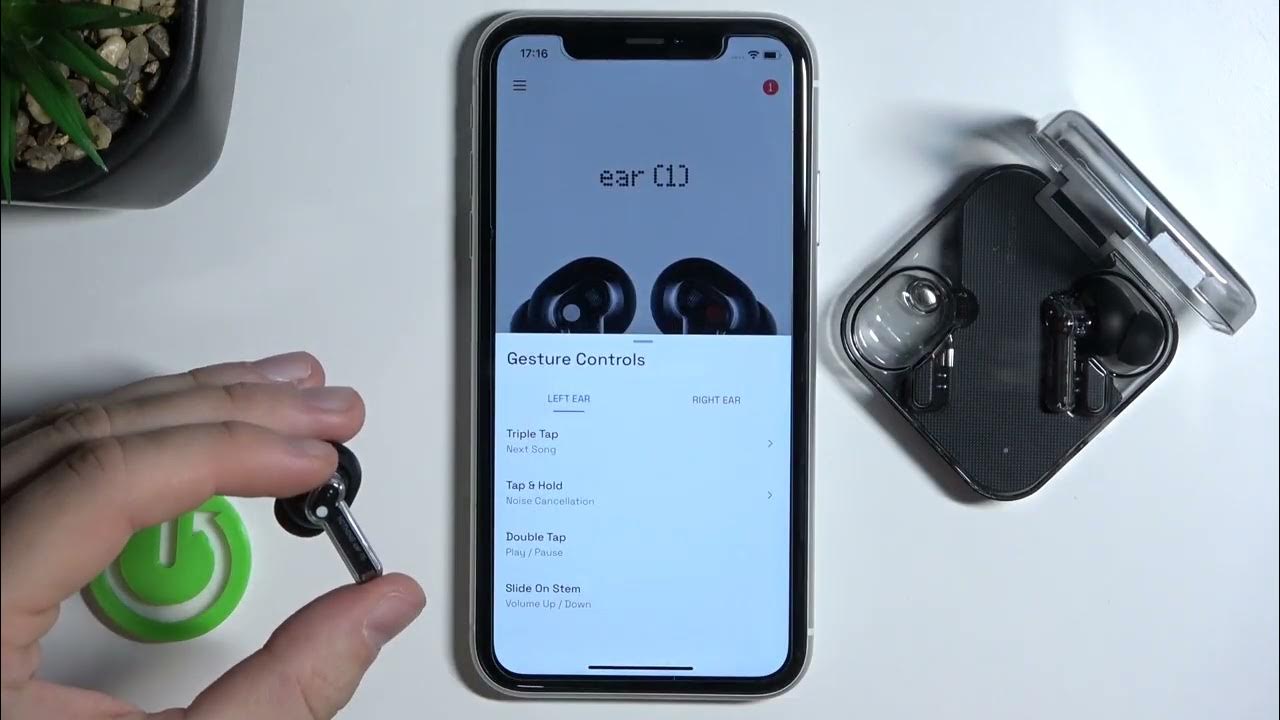 Video thumbnail for How to Turn On / Off Noise Cancelling on Nothing Ear 1?