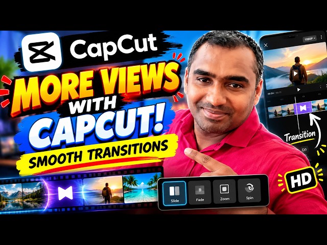 Video thumbnail for How To Make Smooth Transitions On CapCut – Easy Step-by-Step Tutorial