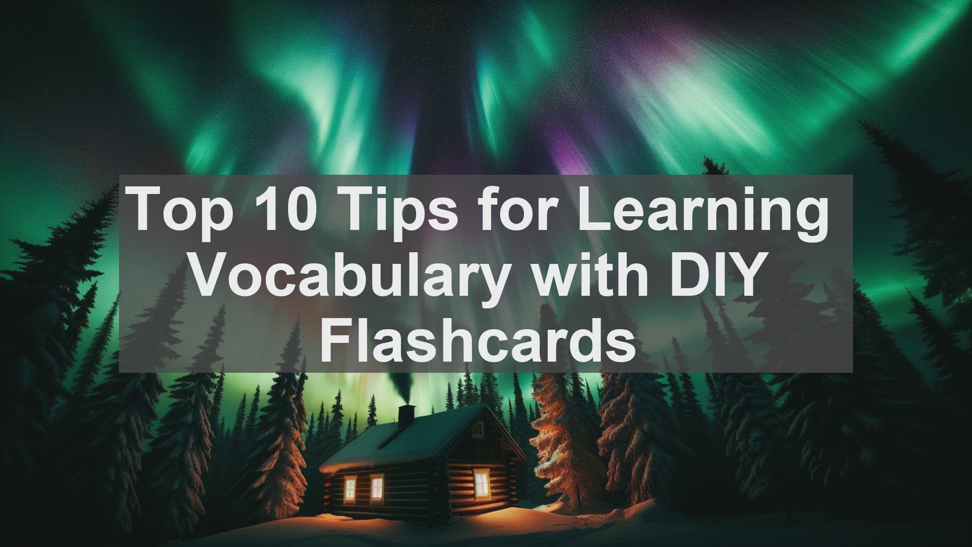 'Video thumbnail for Top 10 Tips for Learning Vocabulary with DIY Flashcards'