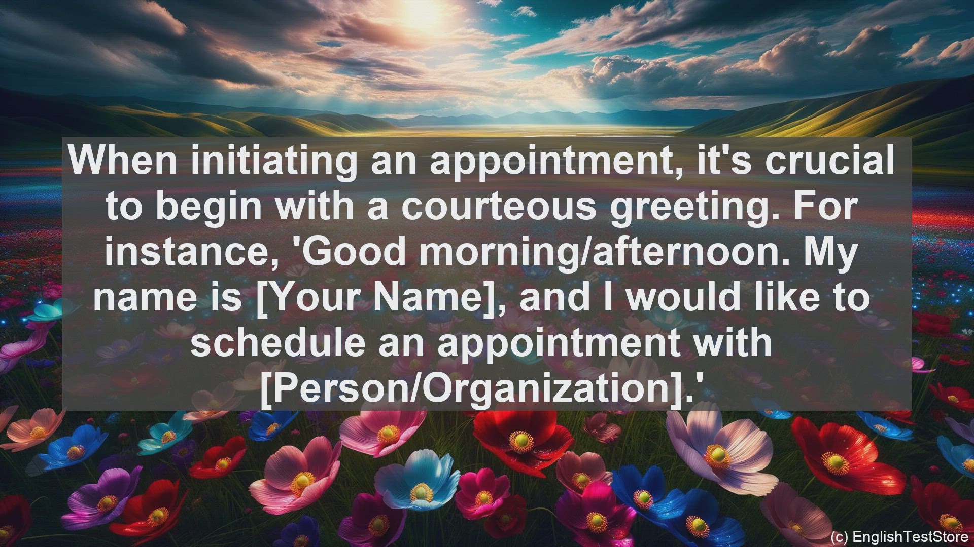 'Video thumbnail for Top 10 Making Appointments in English'