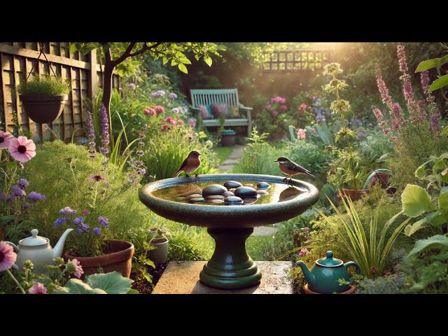 Video thumbnail for Budget bird bath for your garden