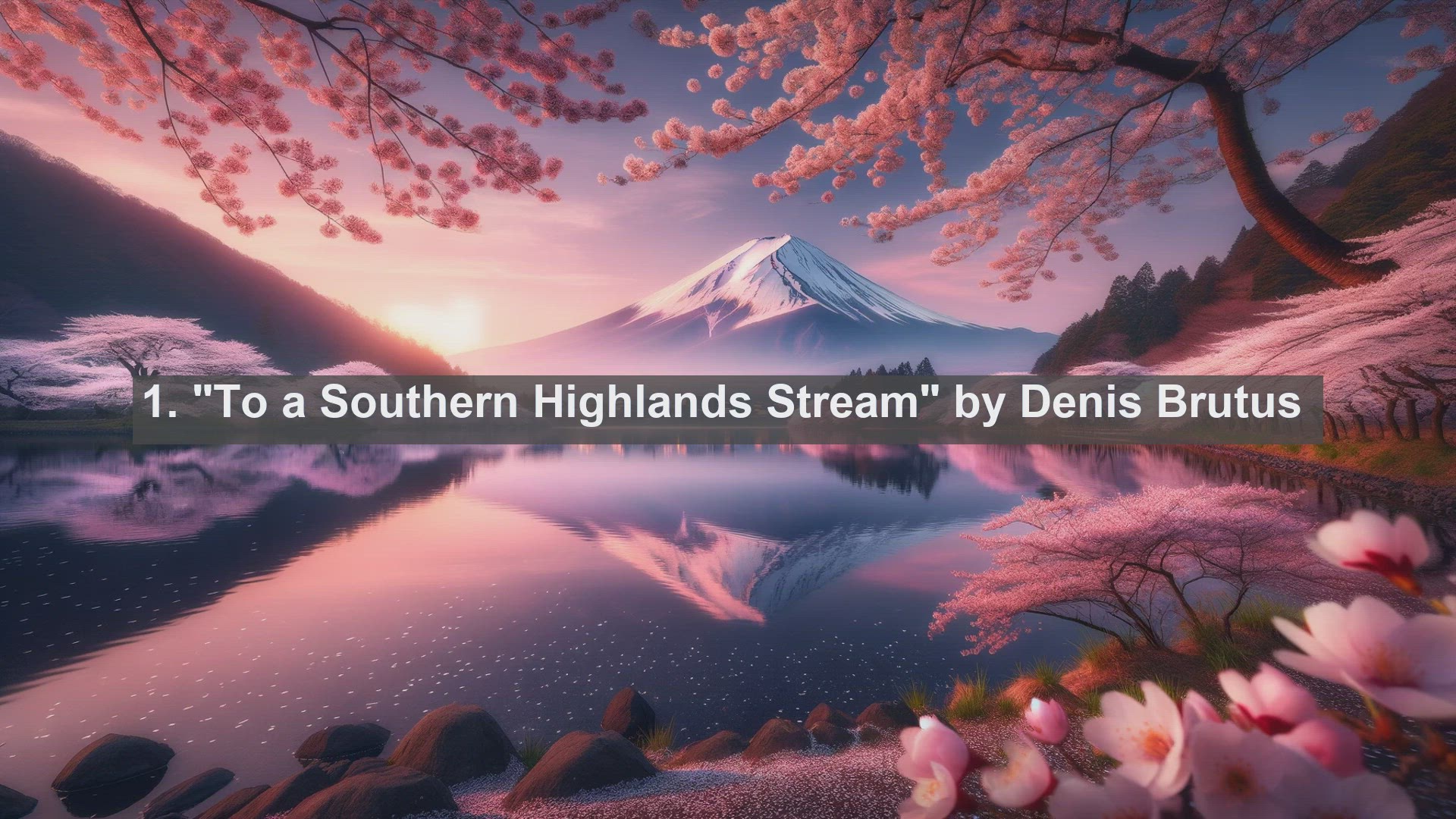 'Video thumbnail for Top 10 South African Poems on Nature'