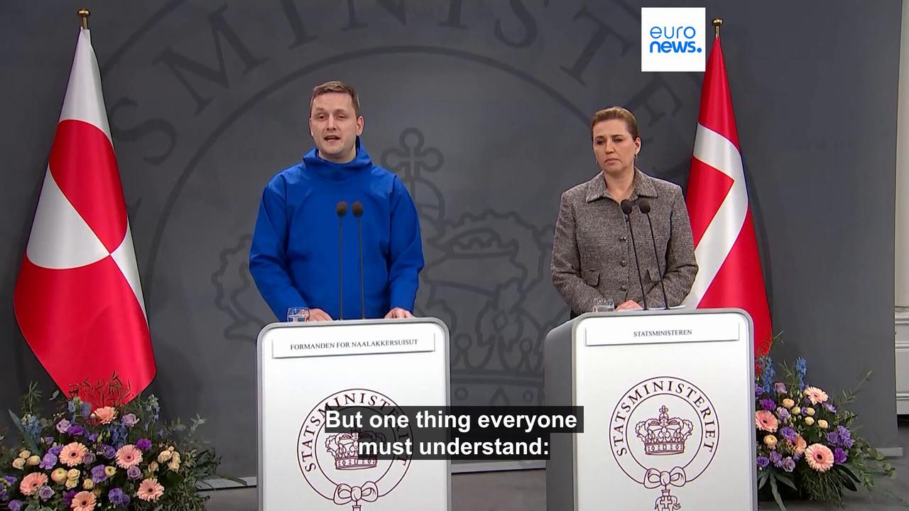 Video thumbnail for US to host officials from Denmark and Greenland as Trump renews takeover threats