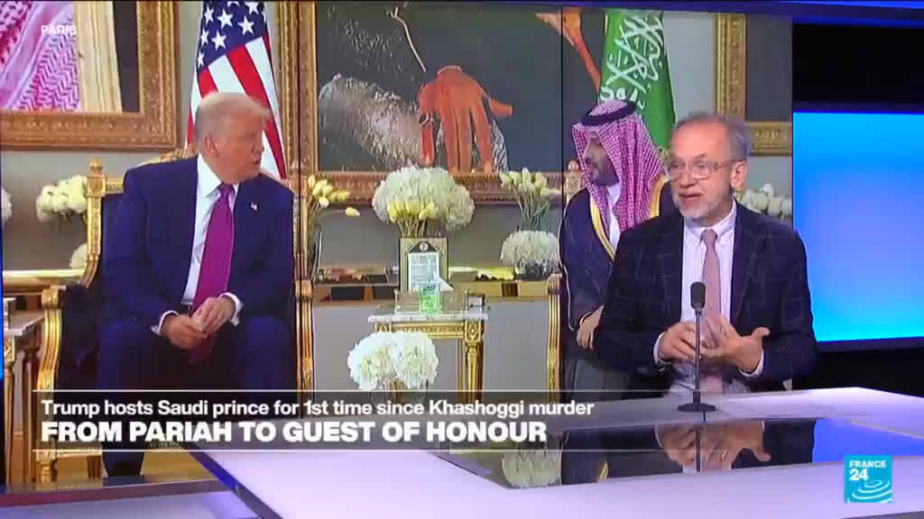 Video thumbnail for Trump set to give MBS lavish welcome during first US visit since Khashoggi killing