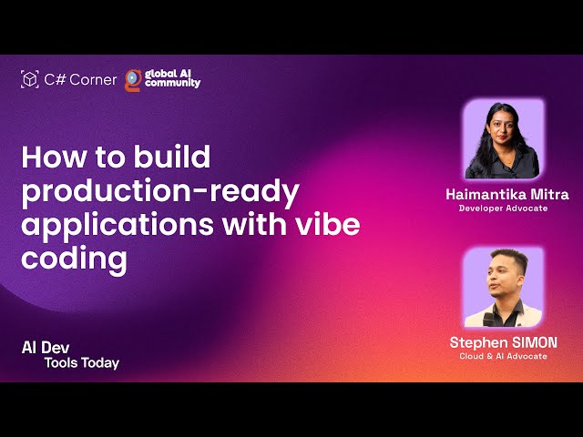 'Video thumbnail for How to Build Production-ready Applications with Vibe Coding'