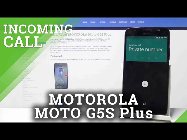 Video thumbnail for Discover Incoming Call Screen Options in Motorola Moto G5s Plus - Incoming Call Animation