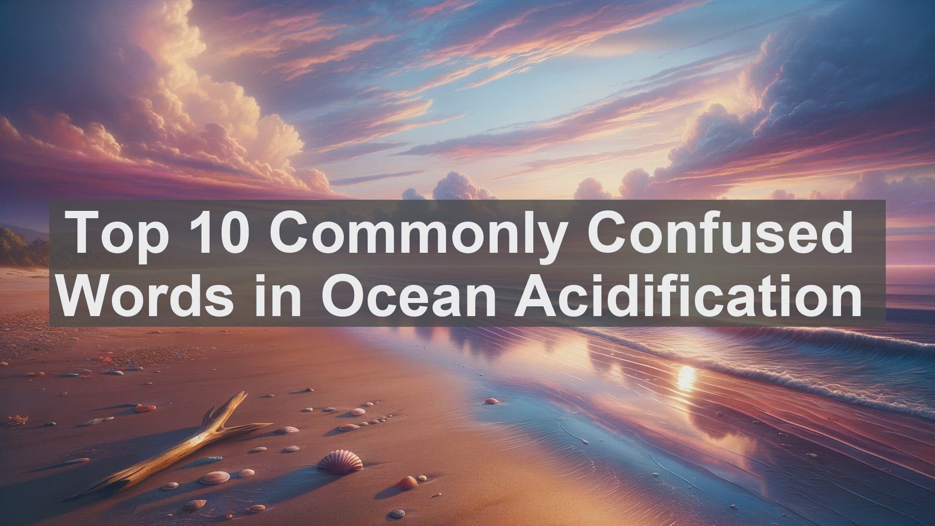 'Video thumbnail for Top 10 Commonly Confused Words in Ocean Acidification'