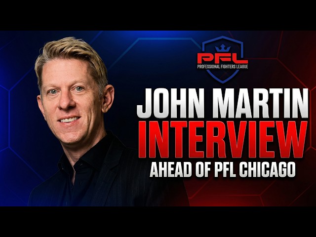 Video thumbnail for PFL CEO John Martin Excited For Future, World of Opportunity For Fighters at PFL Chicago
