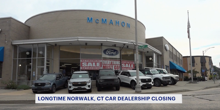 Video thumbnail for 'Bittersweet.' Longtime Norwalk car dealership closing as Ford consolidates locations across US