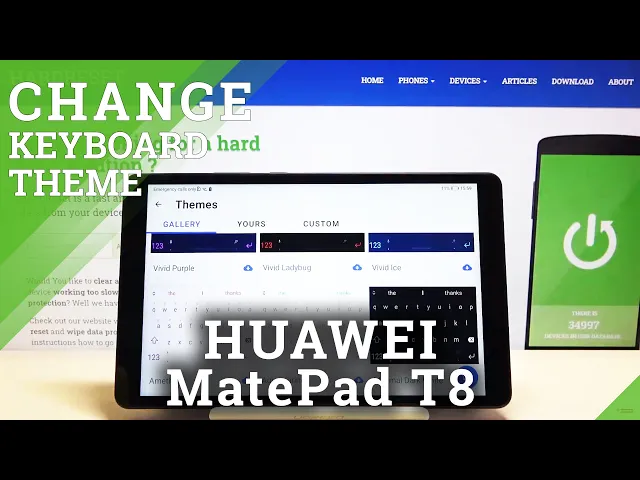 Video thumbnail for How to Change Keyboard Theme in HUAWEI MatePad T8 – Customize Keyboard Settings