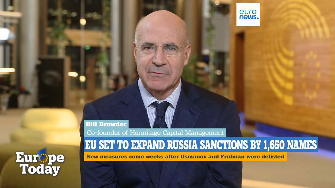 Video thumbnail for Removing Russian oligarchs from sanctions list sets 'a very bad precedent', Browder says