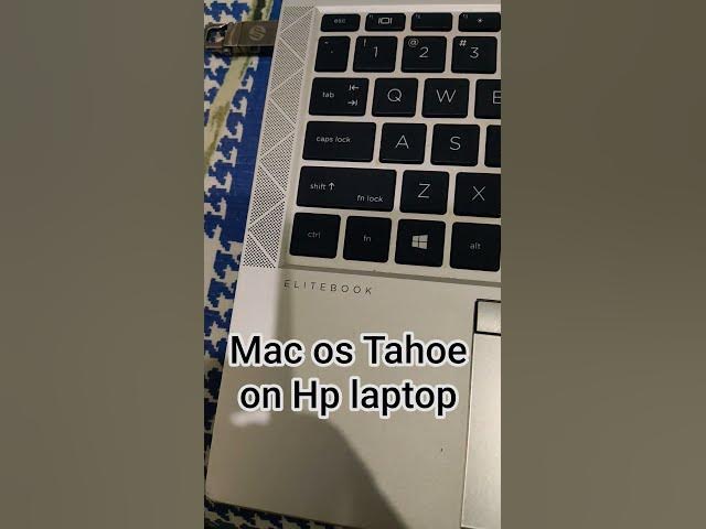 Video thumbnail for Mac Os Tahoe on HP elitebook #tech #hackintoah #tahoe
