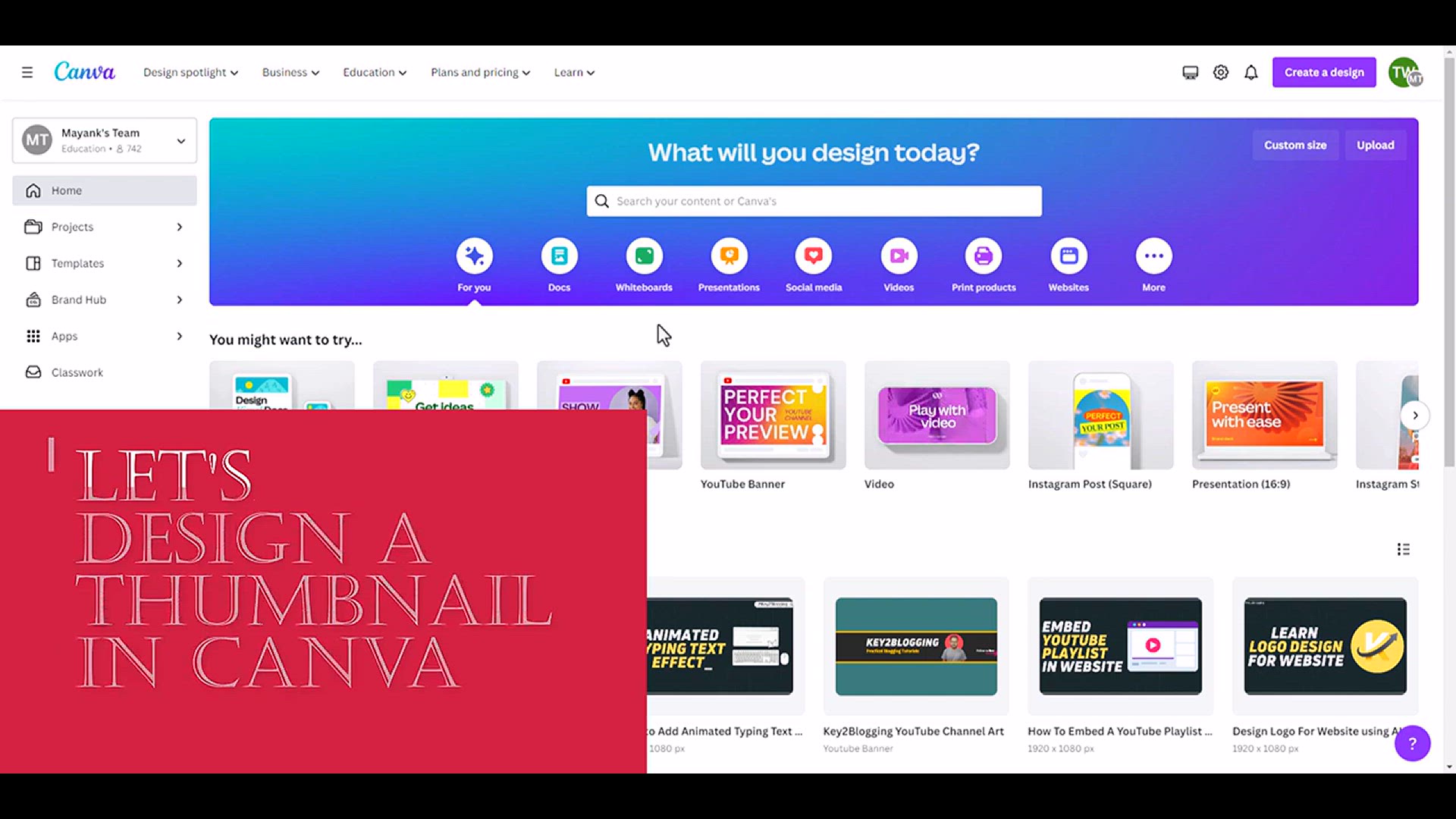 'Video thumbnail for How to Design Featured Images for Website _ Canva Thumbnail Tutorial  ( 2023 )'