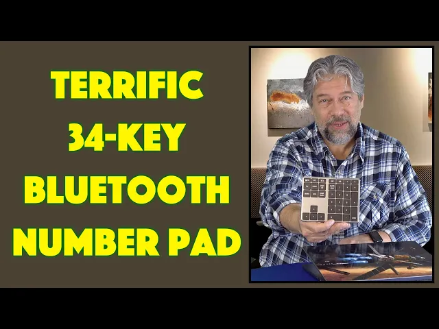 Video thumbnail for iClever Bluetooth 34-Key Number Pad Keyboard -- REVIEW