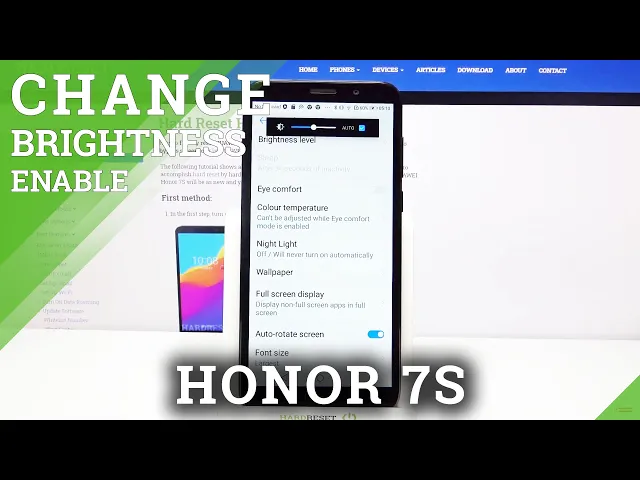 Video thumbnail for How to Activate Auto Brightness in Honor 7S?