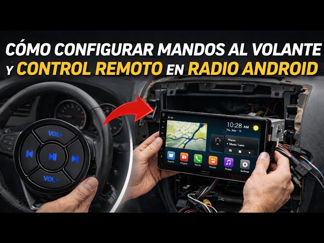 Video thumbnail for configurar mando al volante y control remoto en radio android 14  y 15