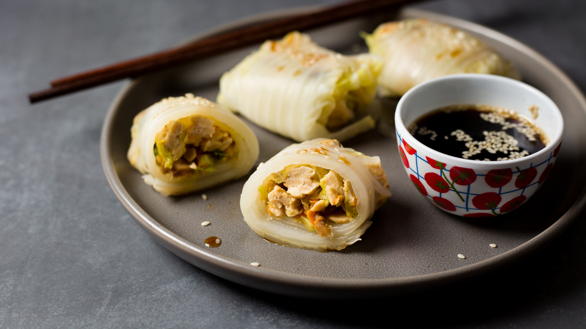 Video thumbnail for Cabbage Roll Dumplings With Tempeh Recipe