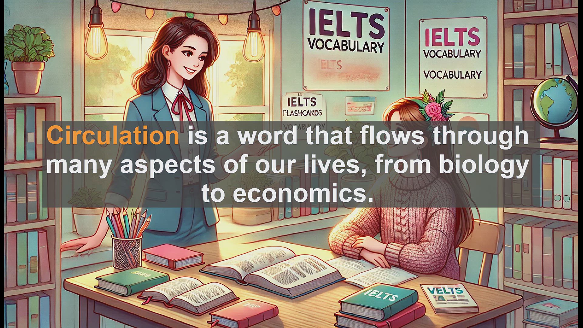 'Video thumbnail for 5000 Must Know IELTS 8.0 Vocabulary - Mastering 'Circulation' for IELTS Success'