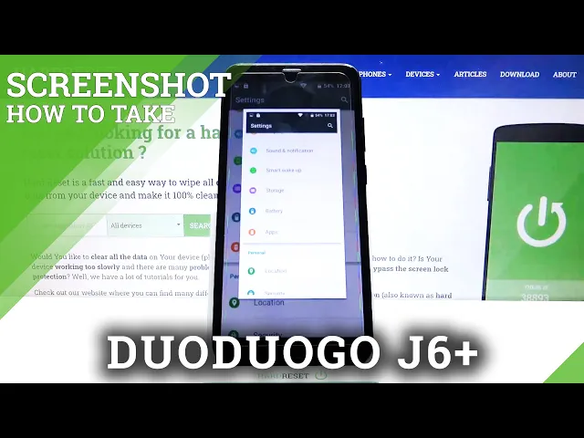 Video thumbnail for How to Take Screenshot on DUODUOGO J6+ - Capture Screen