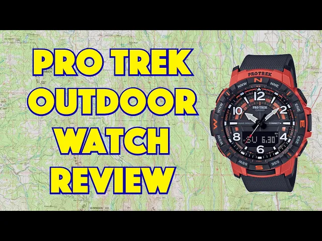 Video thumbnail for Casio Pro Trek PRT-B50 Bluetooth Watch - Review
