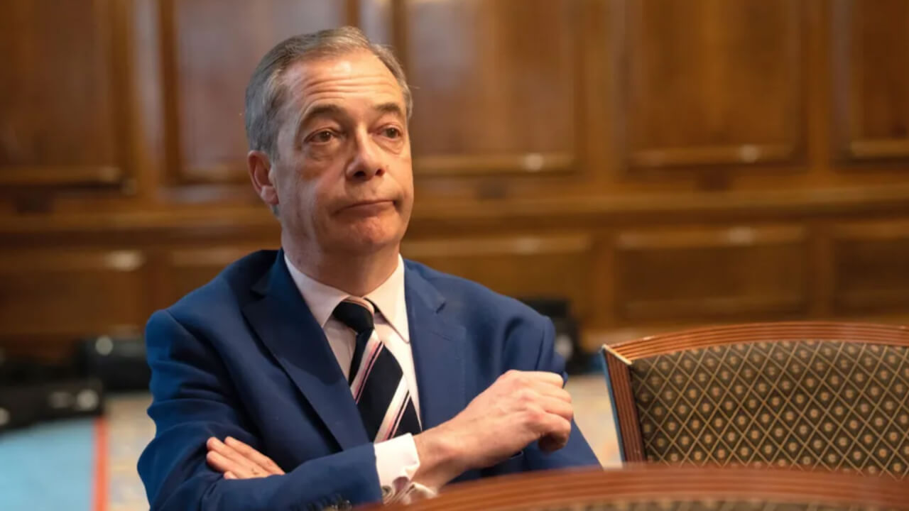 Video thumbnail for Nigel Farage: America owning Greenland would be "stronger for NATO"