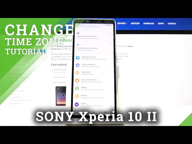 Video thumbnail for How to Change Date & Time in SONY Xperia 10 II – Time Settings