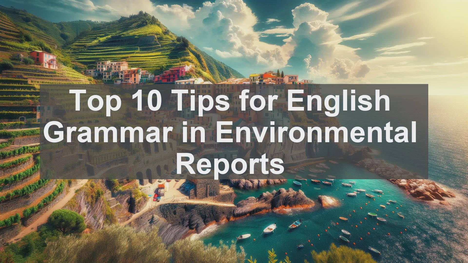 'Video thumbnail for Top 10 Tips for English Grammar in Environmental Reports'