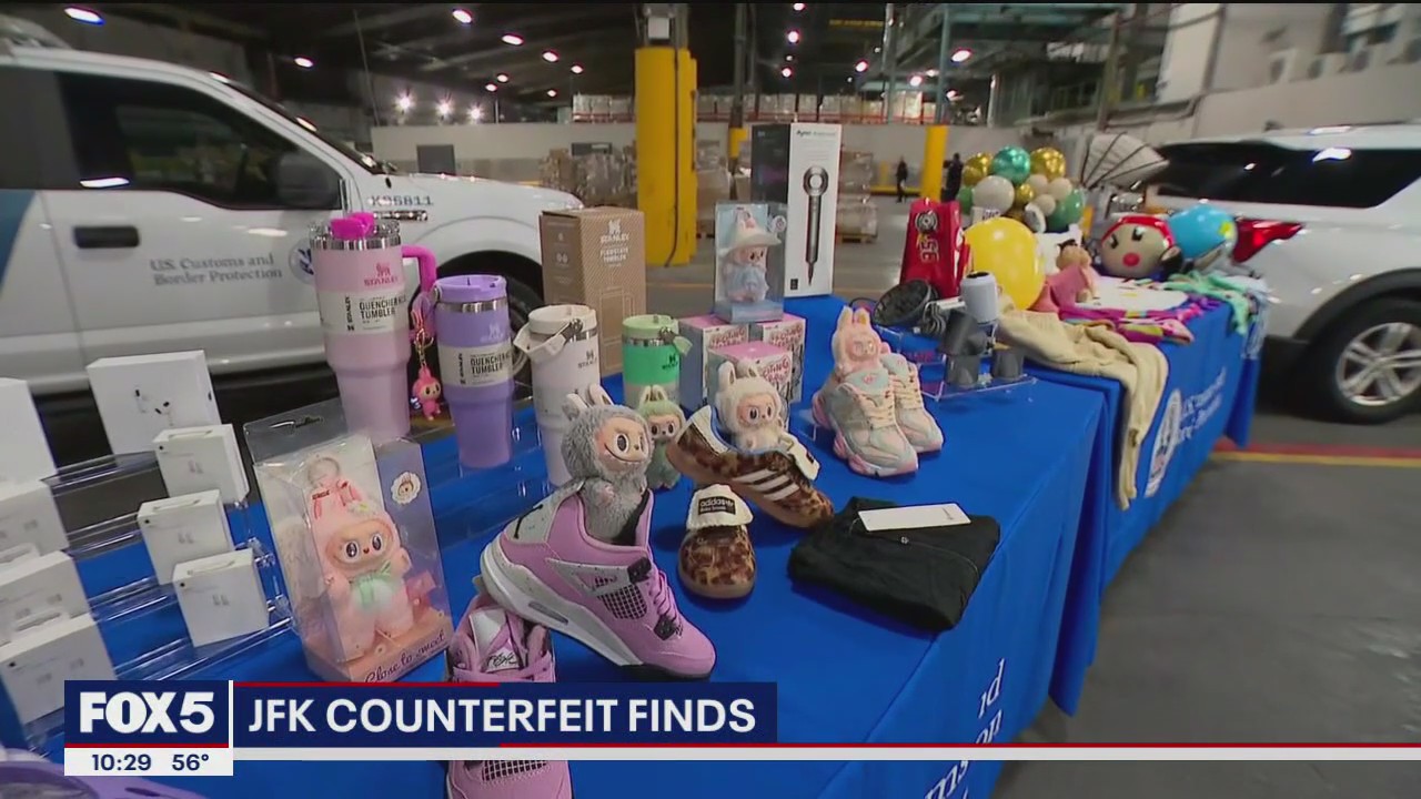 Video thumbnail for Counterfeit goods seized by US Customs and Border Protection